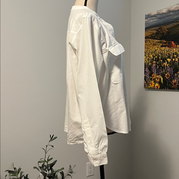 H&M Cropped White Buttondown - Picture 6 of 12
